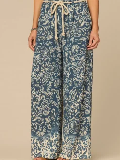 "Ab"leisure Skyrise Rope Belt Spade Pocket Petite Wide Leg Pants
