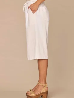 "Ab"leisure Skyrise Spade Pocket Petite Bermuda Shorts with Rope Belt