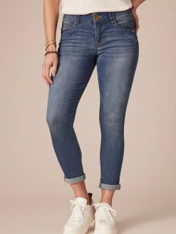 "Ab"solution® Ankle Skimmer Blue Jeans