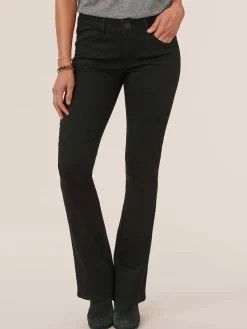 "Ab"solution® Black Denim Petite Itty Bitty Bootcut Jeans