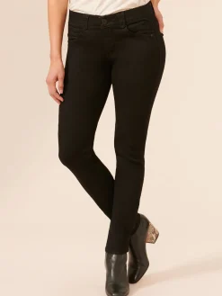 32" "Ab"solution® Booty Lift Long Jeans Black Jegging