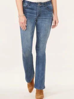 "Ab"solution® High Rise Artisanal Petite Itty Bitty Boot Jean