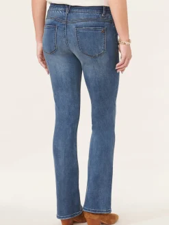 "Ab"solution® High Rise Artisanal Petite Itty Bitty Boot Jean