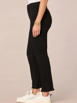"Ab"solution High Rise Cascading D Slim Straight Petite Jeans