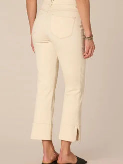 "Ab"solution® High Rise Center Seam Slit Hem Petite Kick Flare Pants
