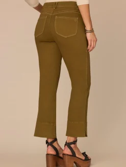 "Ab"solution® High Rise Colored Center Seam Petite Kick Flare Pants