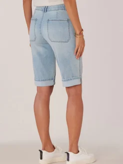 "Ab"solution High Rise Cuffed Hem Repreve Bermuda Short