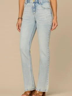 “Ab”solution® High Rise Double Yoke Plus Size Itty Bitty Boot Jeans