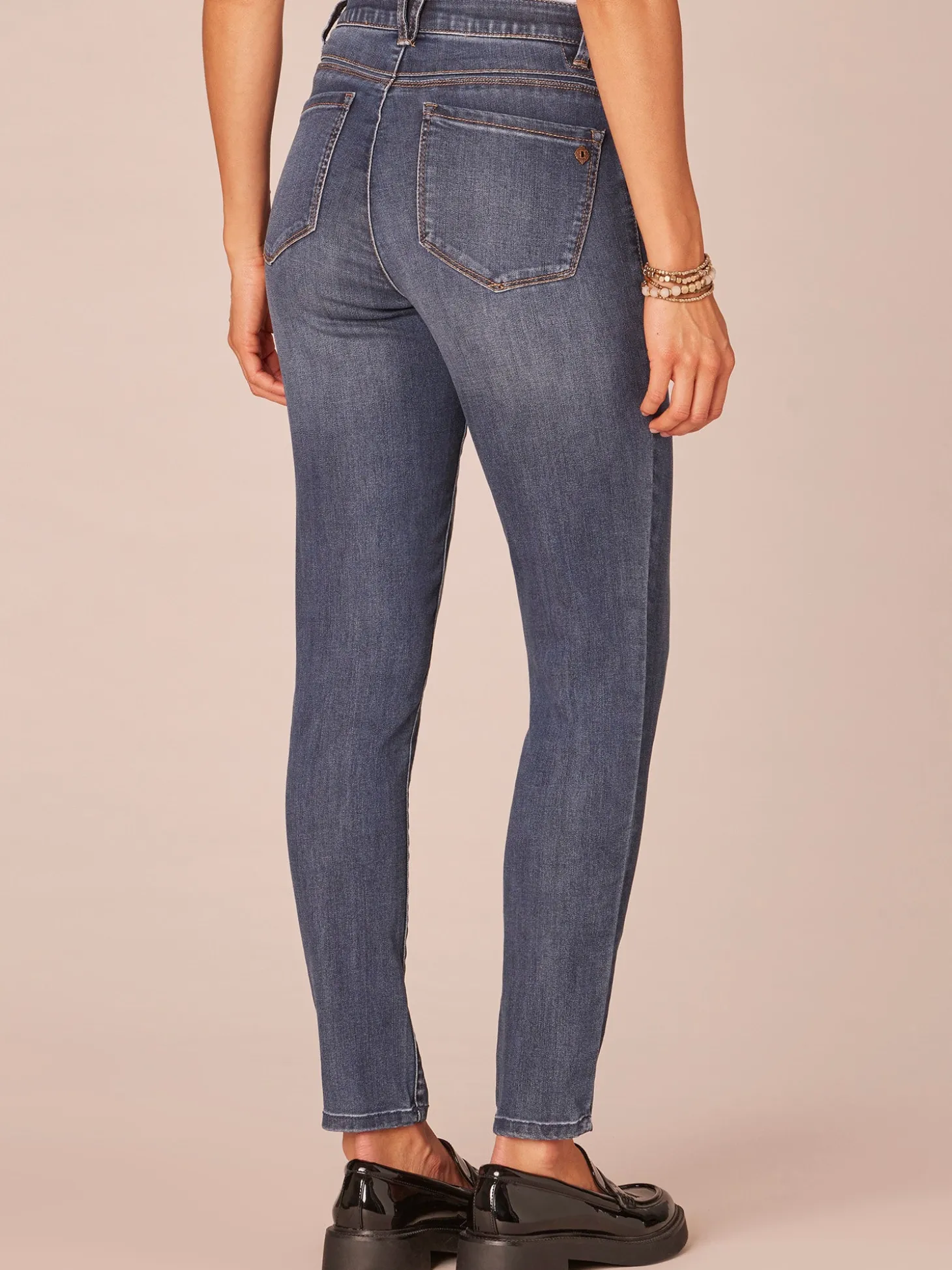 "Ab"solution® High Rise Modern Plus Size Ankle Length Jeans