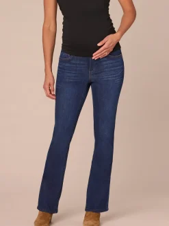 "Ab"solution Indigo Maternity Itty Bitty Boot Baby Bump Jeans