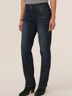 "Ab"solution® 33" Inseam Straight Leg Artisanal Denim Tall Jeans