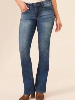"Ab"solution® Itty Bitty Bootcut Blue Jeans