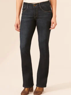 "Ab"solution® Itty Bitty Bootcut Indigo Jeans