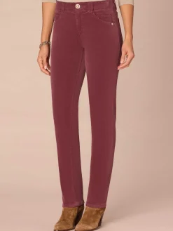 "Ab"solution® Mid-Rise Corduroy Straight Leg Tall Pants