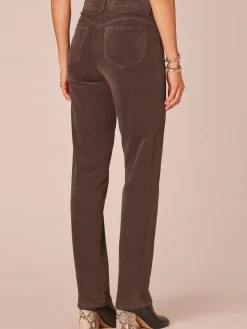 "Ab"solution® Mid-Rise Corduroy Straight Leg Tall Pants