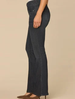 “Ab”solution® Mid-Rise Dark Indigo Artisanal Itty Bitty Boot Jeans