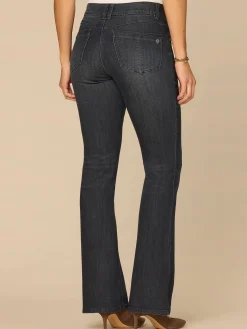 “Ab”solution® Mid-Rise Dark Indigo Artisanal Itty Bitty Boot Jeans