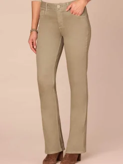 "Ab"solution® Mid-Rise Itty Bitty Boot Plus Size Pants