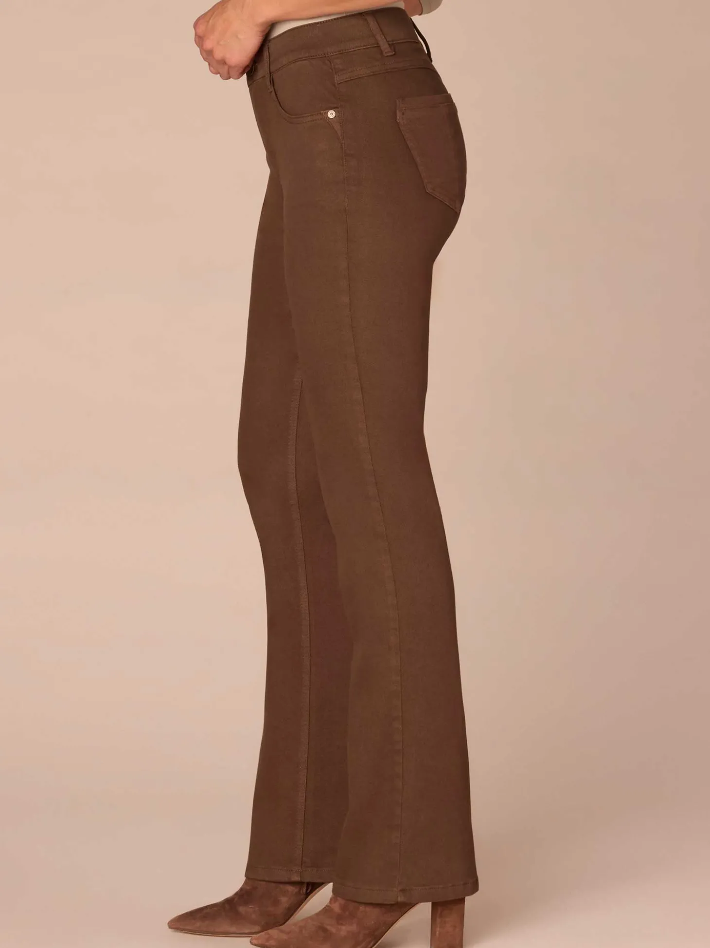 "Ab"solution® Mid-Rise Itty Bitty Bootcut Pants