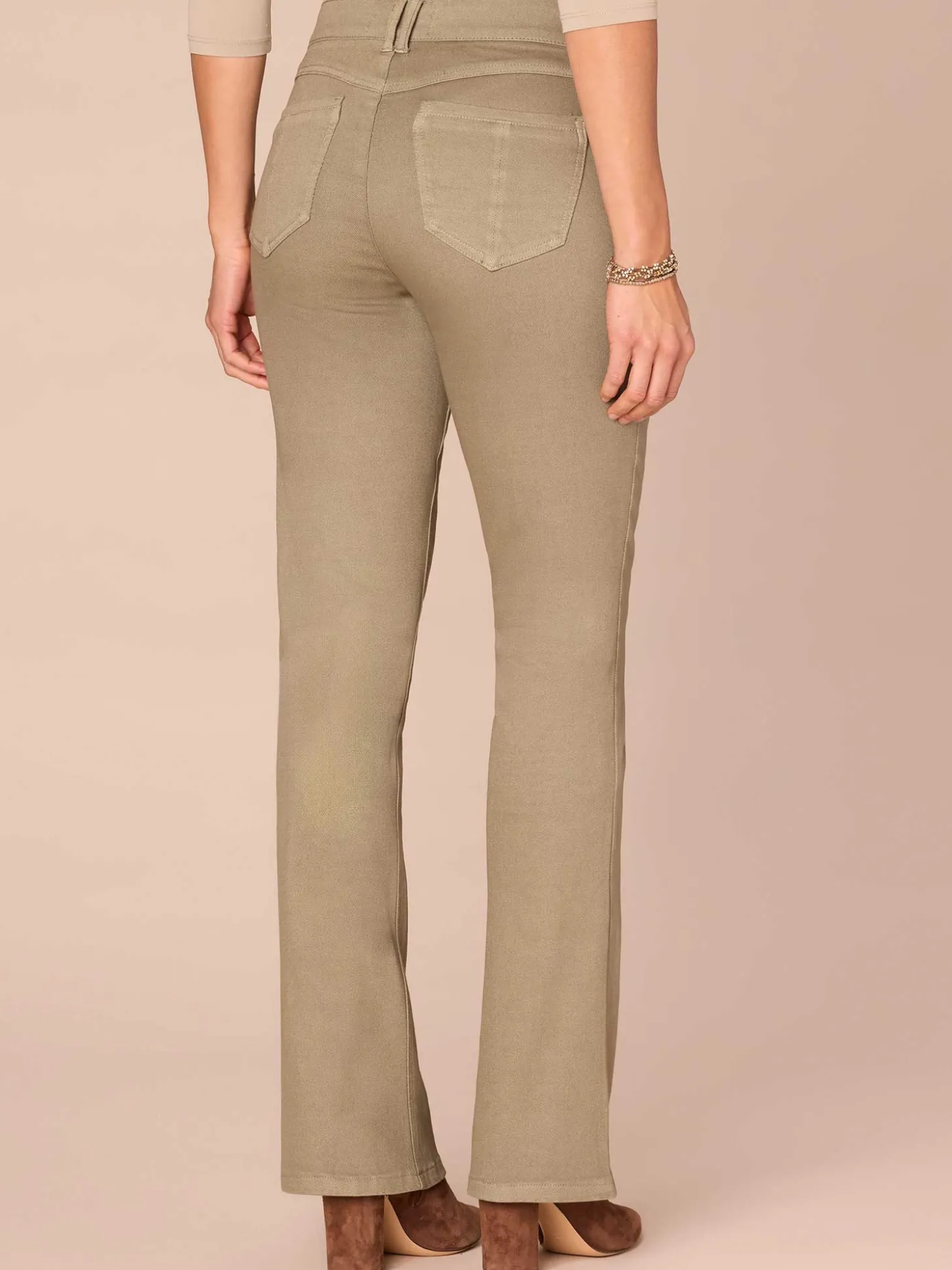 "Ab"solution® Mid-Rise Itty Bitty Bootcut Pants