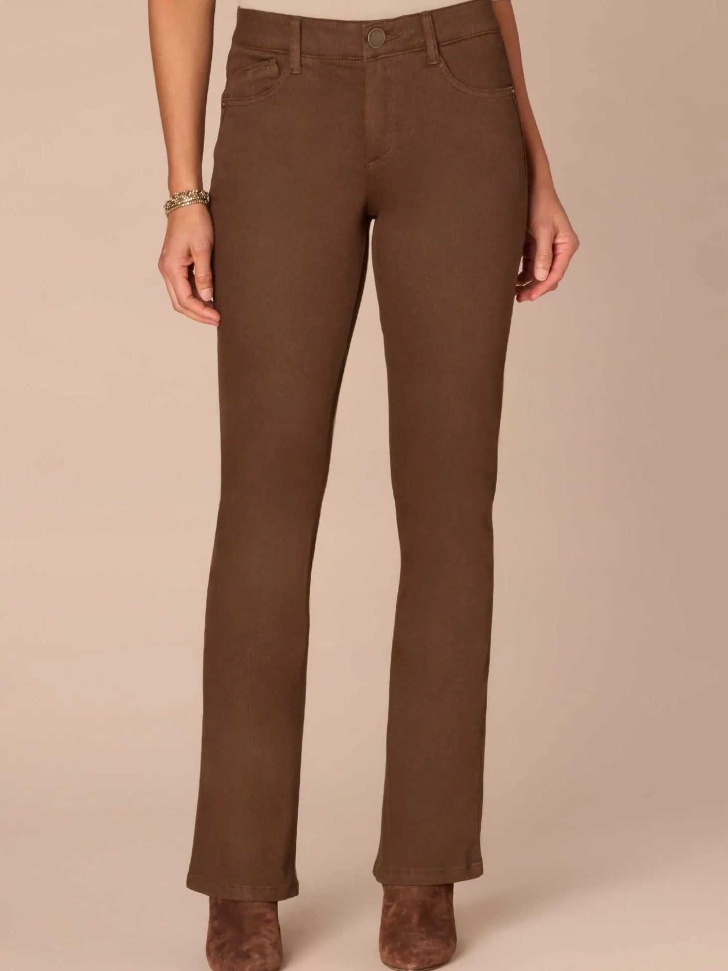"Ab"solution® Mid-Rise Itty Bitty Bootcut Pants