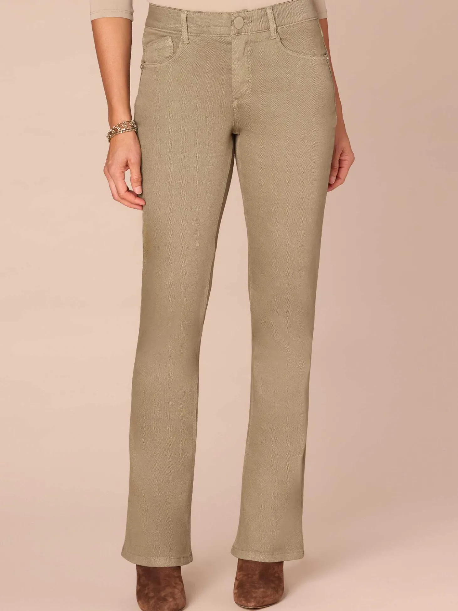 "Ab"solution® Mid-Rise Itty Bitty Bootcut Pants