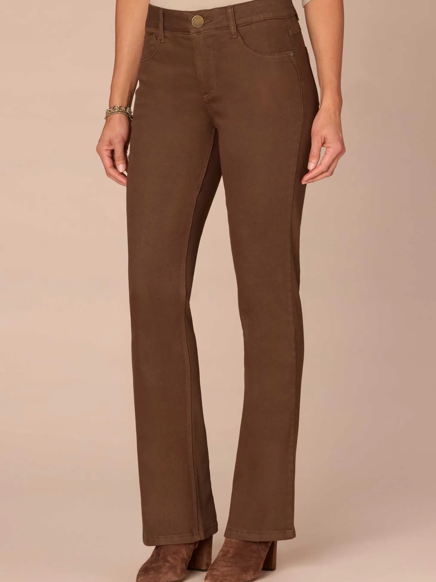 "Ab"solution® Mid-Rise Itty Bitty Bootcut Pants