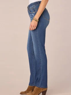 "Ab"solution Mid-Rise Straight Leg Jeans