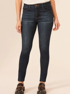 "Ab"solution® Modern High Rise Ankle Length Petite Skinny Jeans