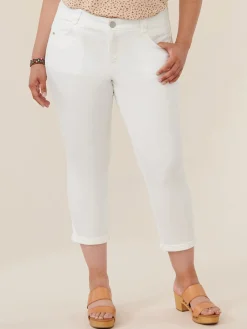 "Ab"solution® Optic White Plus Ankle Skimmer