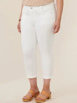 "Ab"solution® Optic White Plus Ankle Skimmer