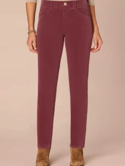 "Ab"solution® Petite Corduroy Straight Leg Pants