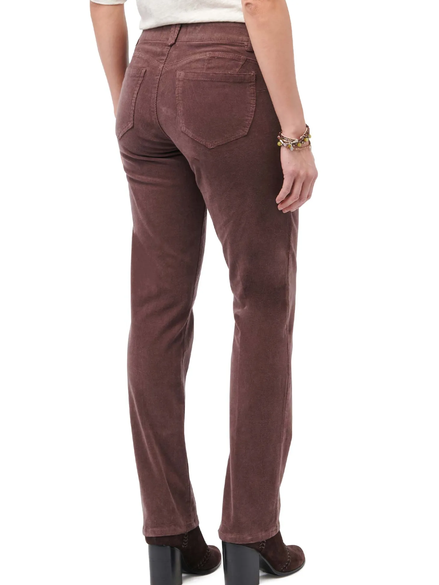 "Ab"solution® Petite Corduroy Straight Leg Pants