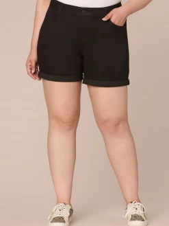 "Ab"solution Plus Size High Rise Short with 7" Inseam