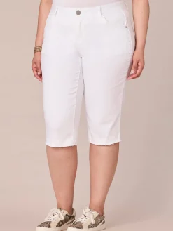 "Ab"solution Plus Size Mid-Rise Skimmer Pant