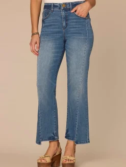 "Ab"solution® Skyrise Barely Boot Jeans with Clean Finish Step Hem