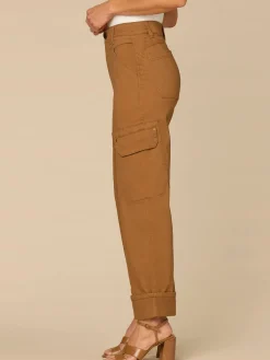 “Ab”solution® Skyrise Cuffed Utility Petite Relaxed Straight Leg Pant