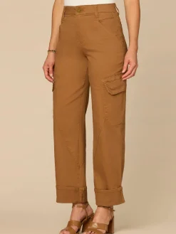 “Ab”solution® Skyrise Cuffed Utility Petite Relaxed Straight Leg Pant
