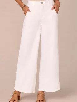 "Ab"solution Skyrise Dart Seam Wide Leg Jeans with Tulip Hem