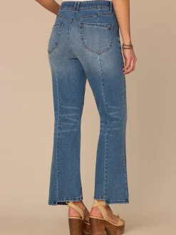 "Ab"solution® Skyrise Petite Barely Boot Jeans with Clean Finish Hem