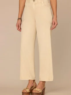 "Ab"solution® Skyrise Relaxed Straight Leg Petite Jeans with Seaming