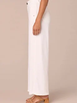 “Ab”solution® Skyrise Tulip Hem Wide Leg Petite Jeans