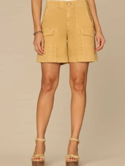 “Ab”solution® Skyrise Utility Shorts with Side Patch Pockets