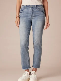 "Ab"solution Slim Straight Jean with Cascading "D" Back Pocket