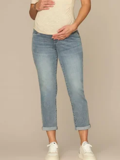 CradleComfort Baby Bump Maternity Ankle Skimmer Jeans
