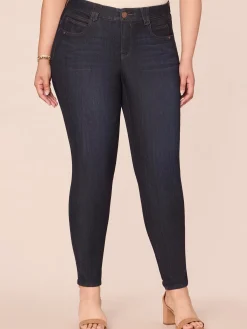 Dark Indigo "Ab"solution® Booty Lift Plus Jegging Jeans