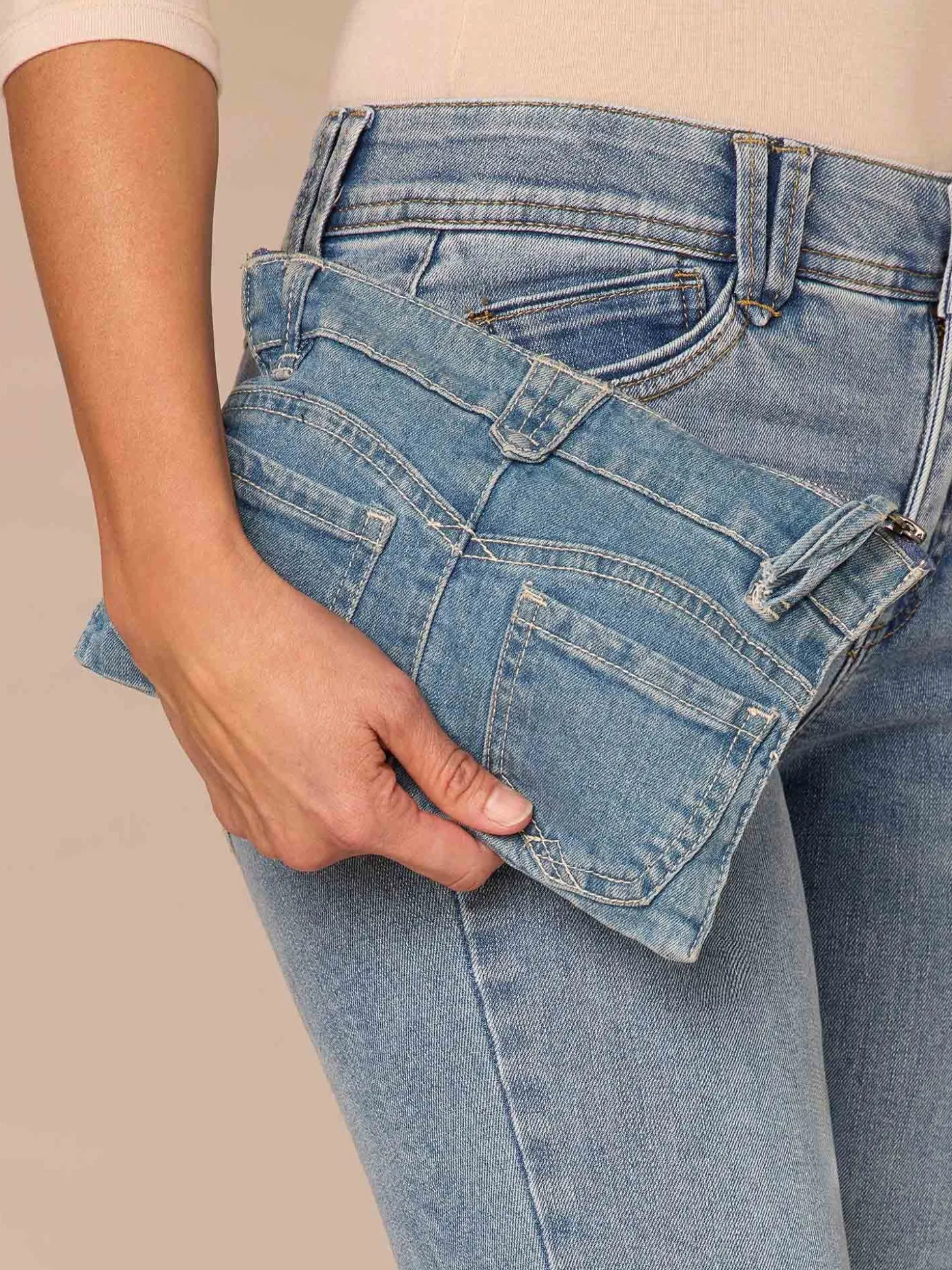 Democracy Denim Pouch