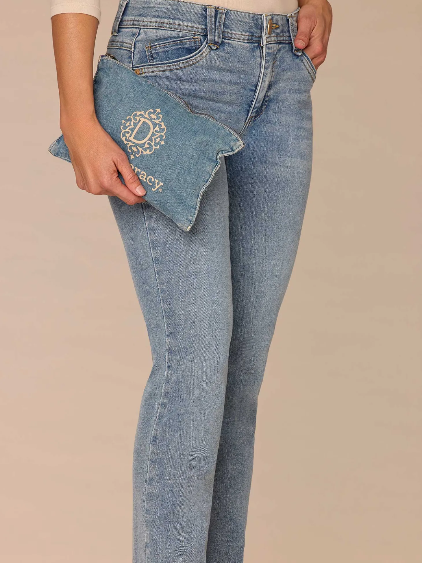 Democracy Denim Pouch