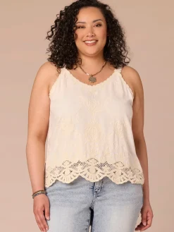 Elbow Sleeve Scoop Neck Side Tie Mixed Media Plus Size Knit Top
