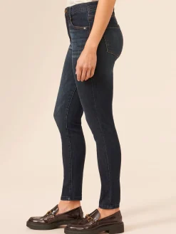 Luxe High Rise "Ab"solution® Ankle Length Skinny Jeans